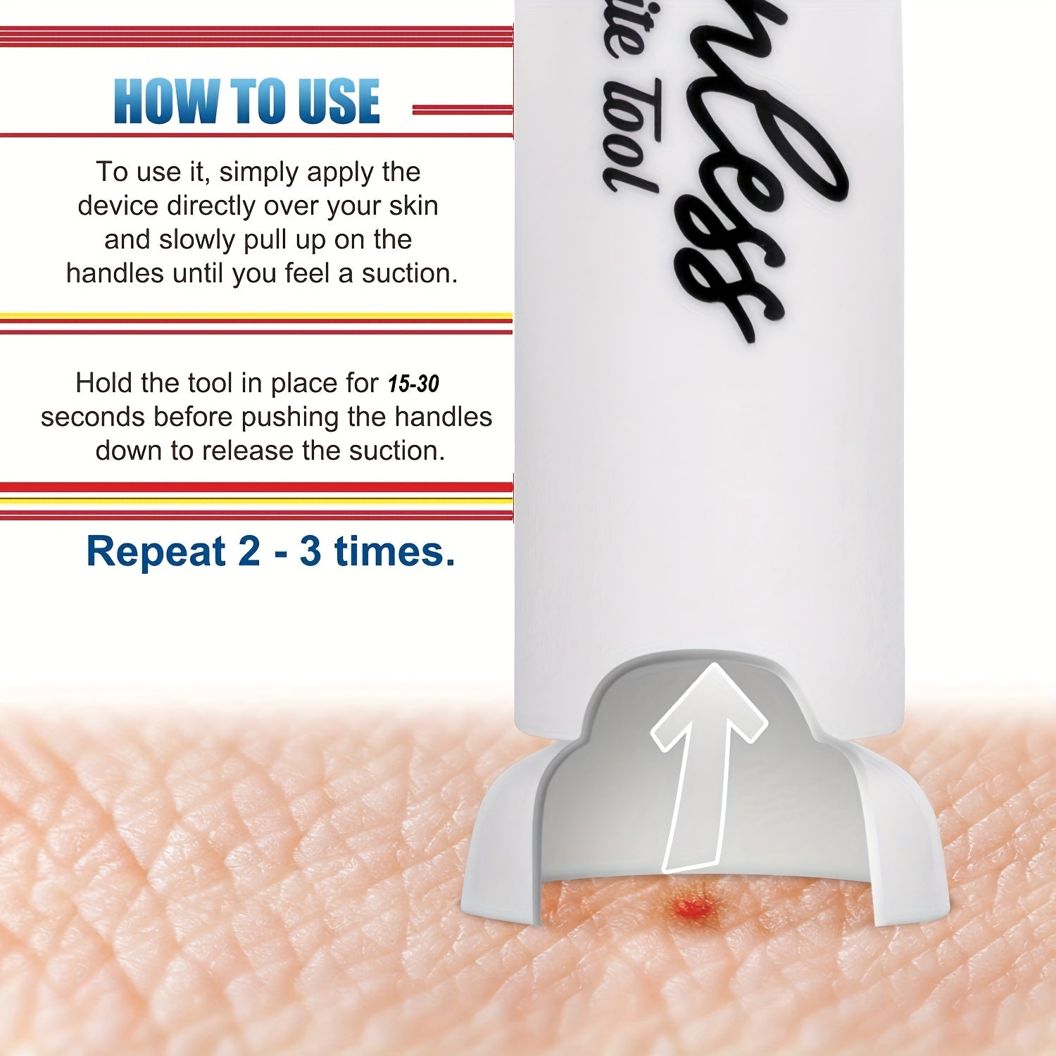 Bug Bite Suction Tool for Instant Relief from Outdoor Bites