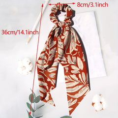 3pcs Hawaiian Tropical Prints Ribbon Band Hair Scarf Boho Style Head Band