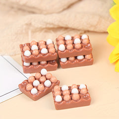 1:12 Scale Mini Eggs for Dollhouse Kitchen - Mixed Pastel Colors & Pink