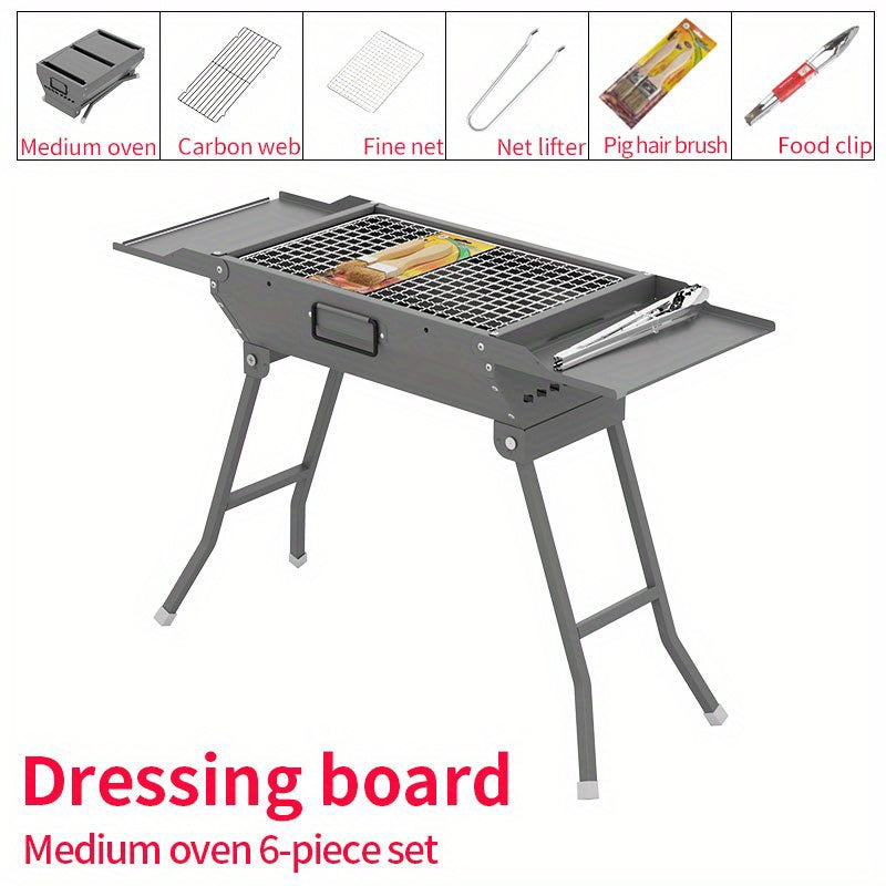 Portable Charcoal Grill for Camping Hiking Picnics