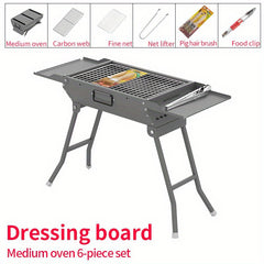 Portable Charcoal Grill for Camping Hiking Picnics