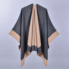 Double Large Shawl Classic Cashmere Tassel Warm Cape Scarf Blanket Wraps