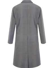 Men's Retro Trench Coat Single Breasted Overcoat