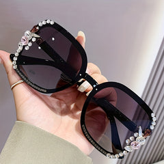 Geometric Frame Polarized Sunglasses for Stylish Look