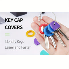 8pcs Key Cap Cover Label Key Identifier Cover Assorted Colors