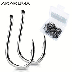 100pcs Durable Fishing Hooks for Jigging and Carp Fishing