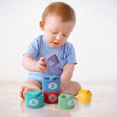Colorful Children's Fishing Toy with Numbered Fish