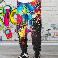 Men s Colorful Drawstring Sweatpants Pocket Casual