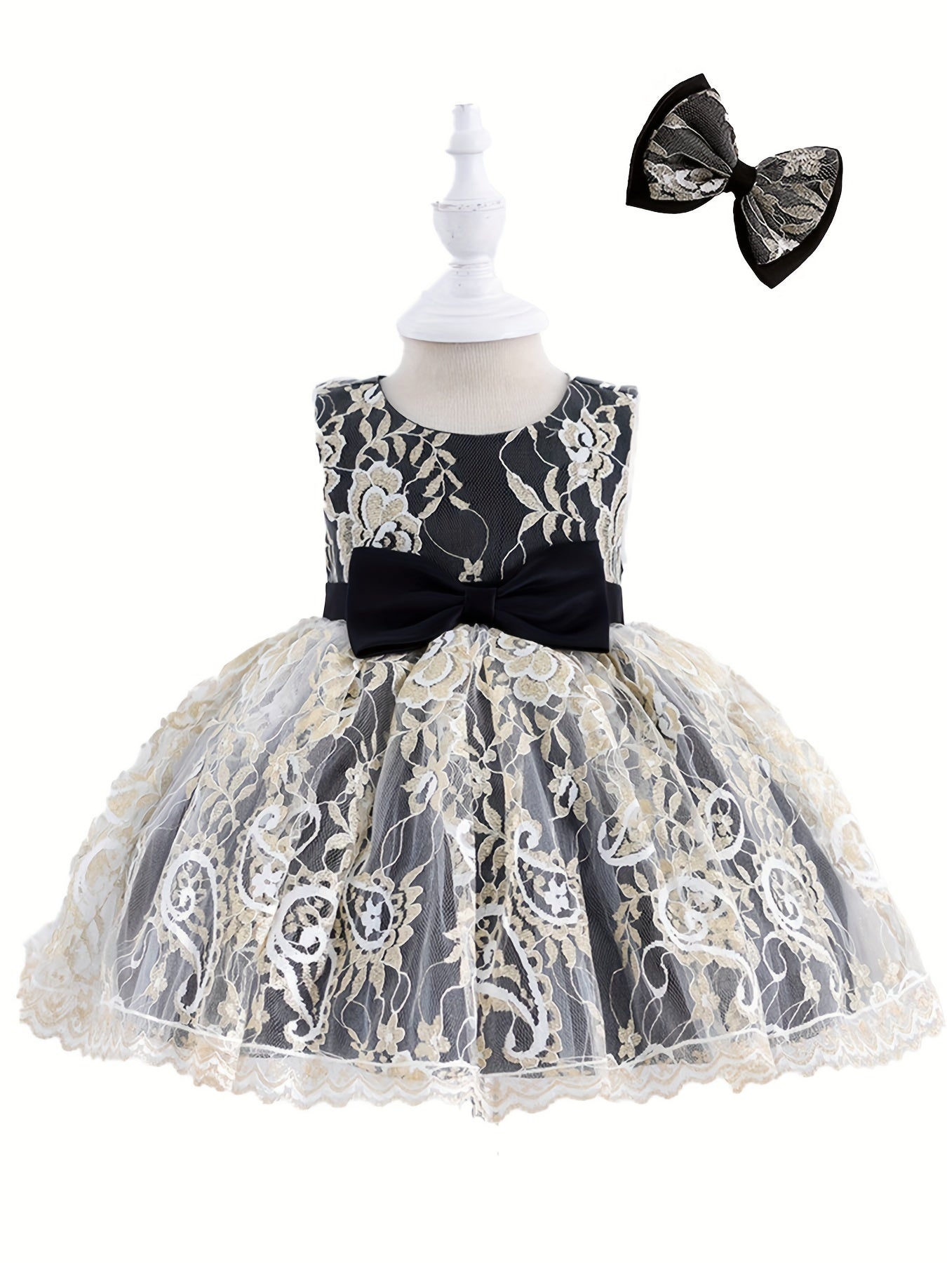 Children's Princess Dress Pompous Dress Flame Dress Performance Dress