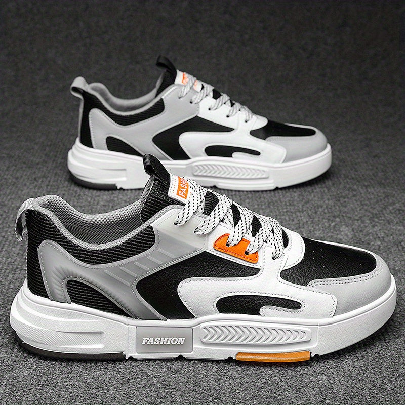 Men's Lace Up Skate Shoes Lightweight Non-slip Sneakers