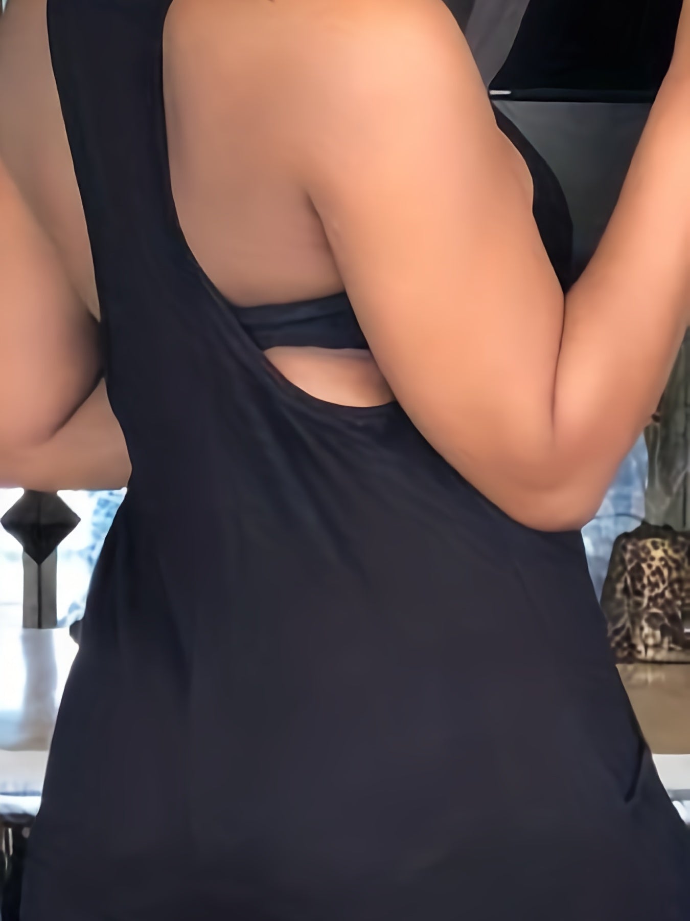 V Neck Basic Jumpsuit with Pockets