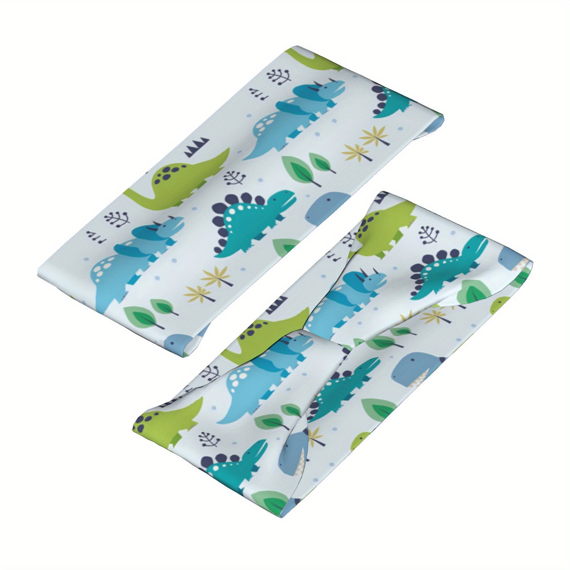 Dinosaur Sports Headband Stretchy Polyester Yoga Gym Running