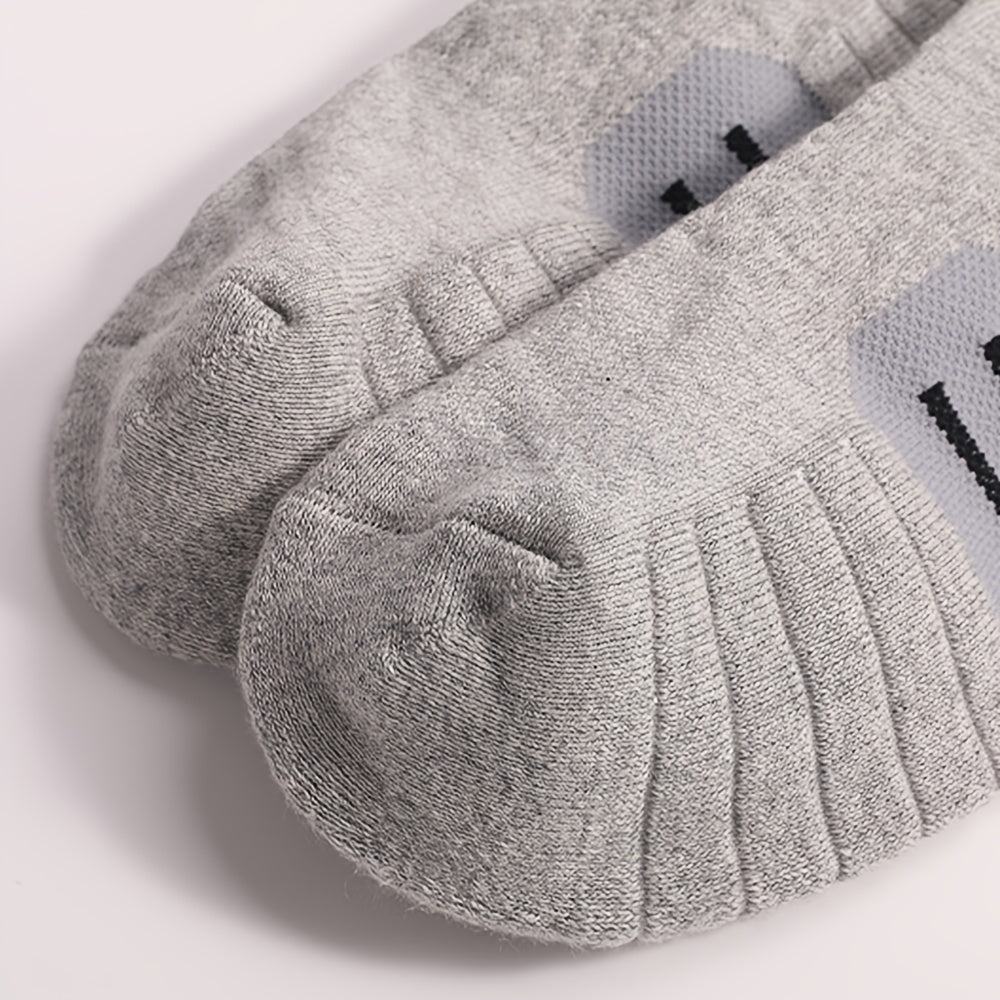 Durable Moisture Wicking Crew Socks for Men