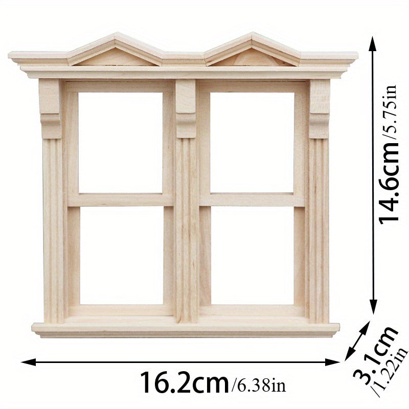 1:12 Dollhouse Furniture Mini Push Window Model Scene Decoration