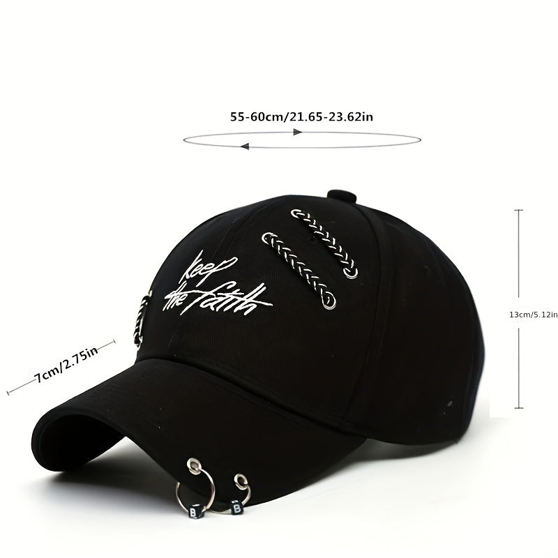 Casual Baseball Cap - All Match Hip Hop Street Style Cap