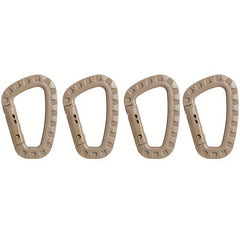 4pcs Carabiners Clips Key Chain Backpack Hanging Buckle Outdoor Camping