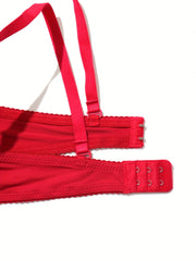 3pcs Solid T Shirt Bras Push Up Comfortable Breathable Lingerie Underwear