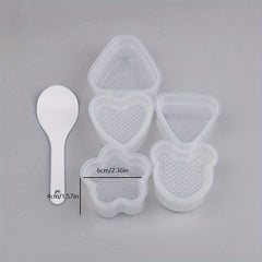 Japanese Onigiri Mold Set - Sushi Makers for Bento Box