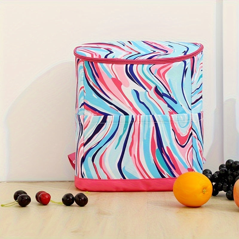 DANCURKEY Insulated Cooler Backpack Leakproof Lightweight Nylon Lunch Bag