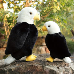 Realistic Bald Eagle Owl Plush Toy Stuffed Animal Home Decor