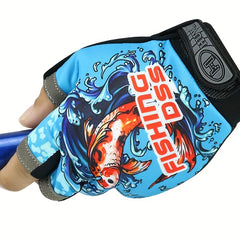 Breathable Anti Slip Fishing Gloves for Men and Women