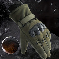 Winter Velvet Warm Touch Screen Full Finger Gloves Men
