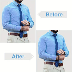 Men's Shirt Stay Suspenders Adjustable Elastic Shirt Tuck Suspenders