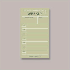 50 Sheets Daily Planner Functional Note Paper Book