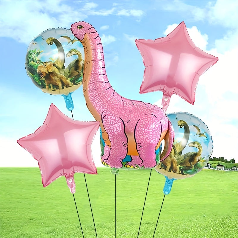 5pcs Dinosaur Set Party Balloons Decoration