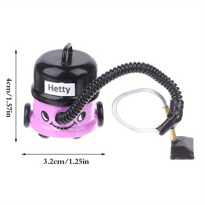 Mini Vacuum Cleaner for Dollhouses 1:12 Scale BJD Compatible