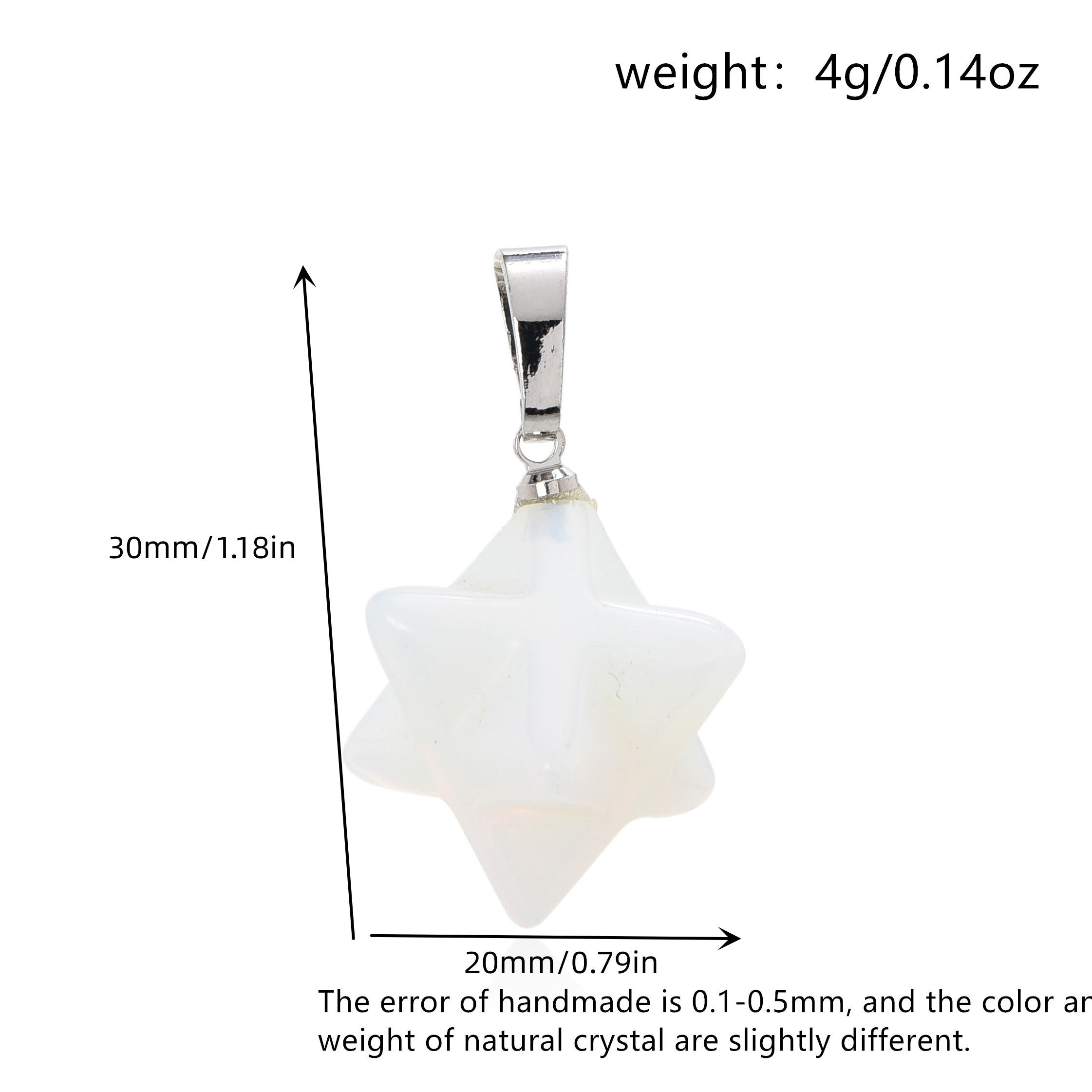1pc Natural Crystal Pendant Amethyst Lapis Lazuli for Jewelry DIY