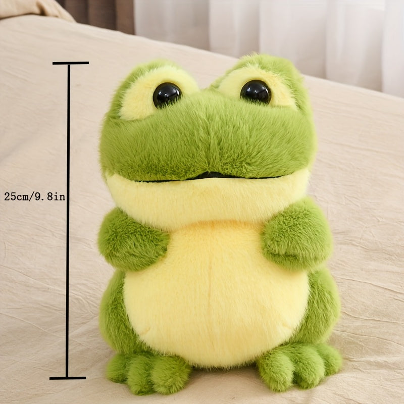 Green Sitting Frog Plush Toy 9.8 inch Stuffed Animal