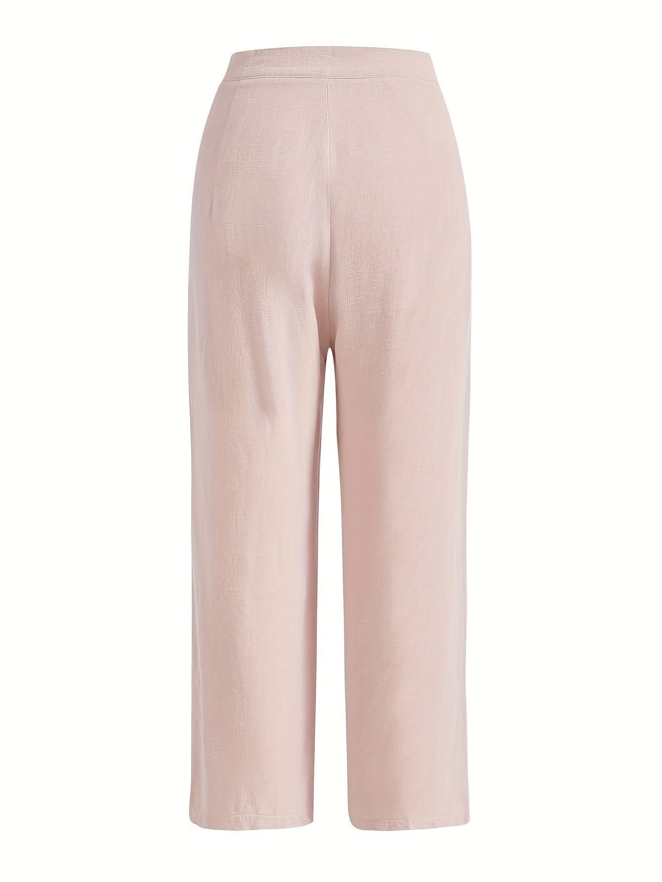 Solid Buttons Lounge Bottoms Comfy & Lounge Pants Womens Loungewear