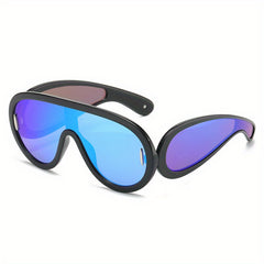 Y2K One Piece Sunglasses UV400 Sun Shades Goggles
