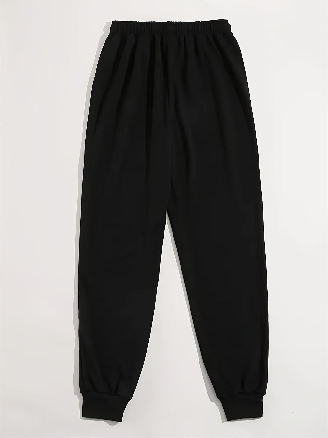 Elephant Pattern Joggers Men's Casual Stretch Waist Drawstring Sports Pants