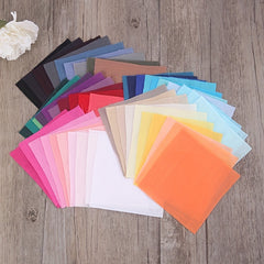 50pcs Colorful Twill Solid Fabric Precut for Patchwork