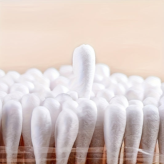 100pcs Double Headed Cotton Swabs Disposable Makeup Removal Ear Cleaning