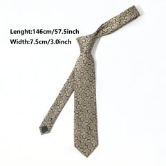 Cashew Pattern Thickened Necktie Business Versatile Tie
