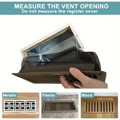 1pc Floor Register Filter Household Air Vent Slot Net Bag