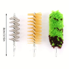3pcs Rod Brush Cleaning Kit for 12 GA Gauge