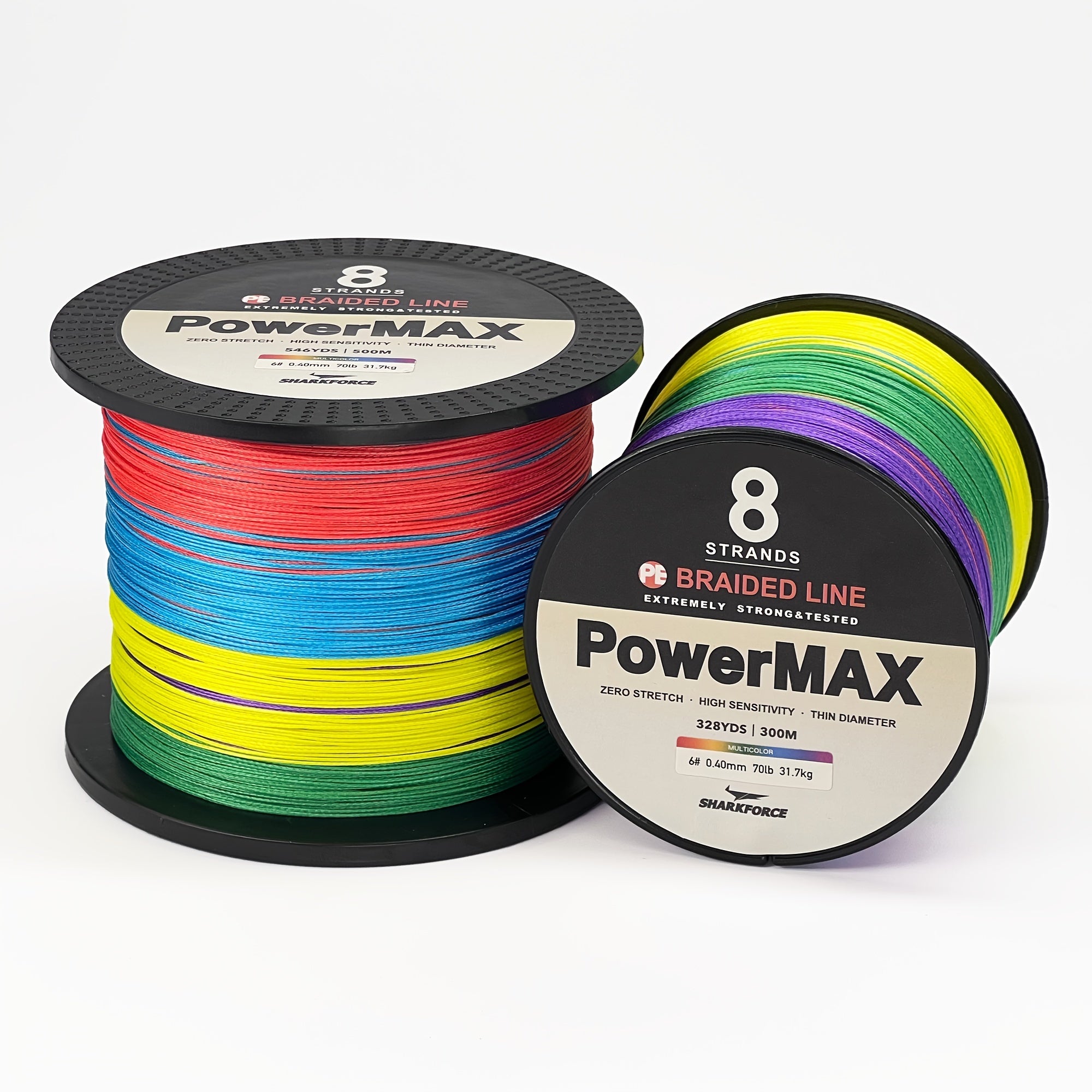 8 Strand PE Fishing Line 500m 546yds 5 44 40 82KG Max Power Strong