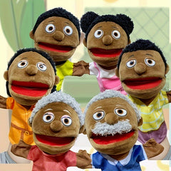 Interactive Hand Puppets with Movable Mouths - Plush Toys