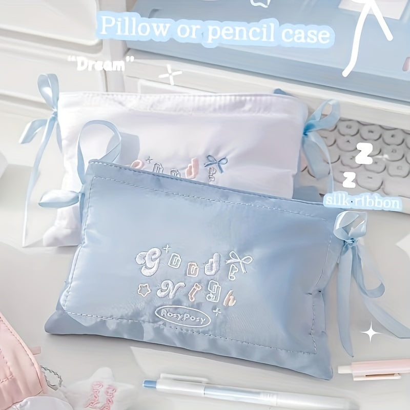 Large Capacity Pillow Pencil Case Stationery Storage