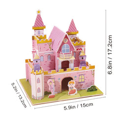 Creative 3D Model Puzzle Dream Castle DIY Toy Fun Gift Christmas Thanksgiving