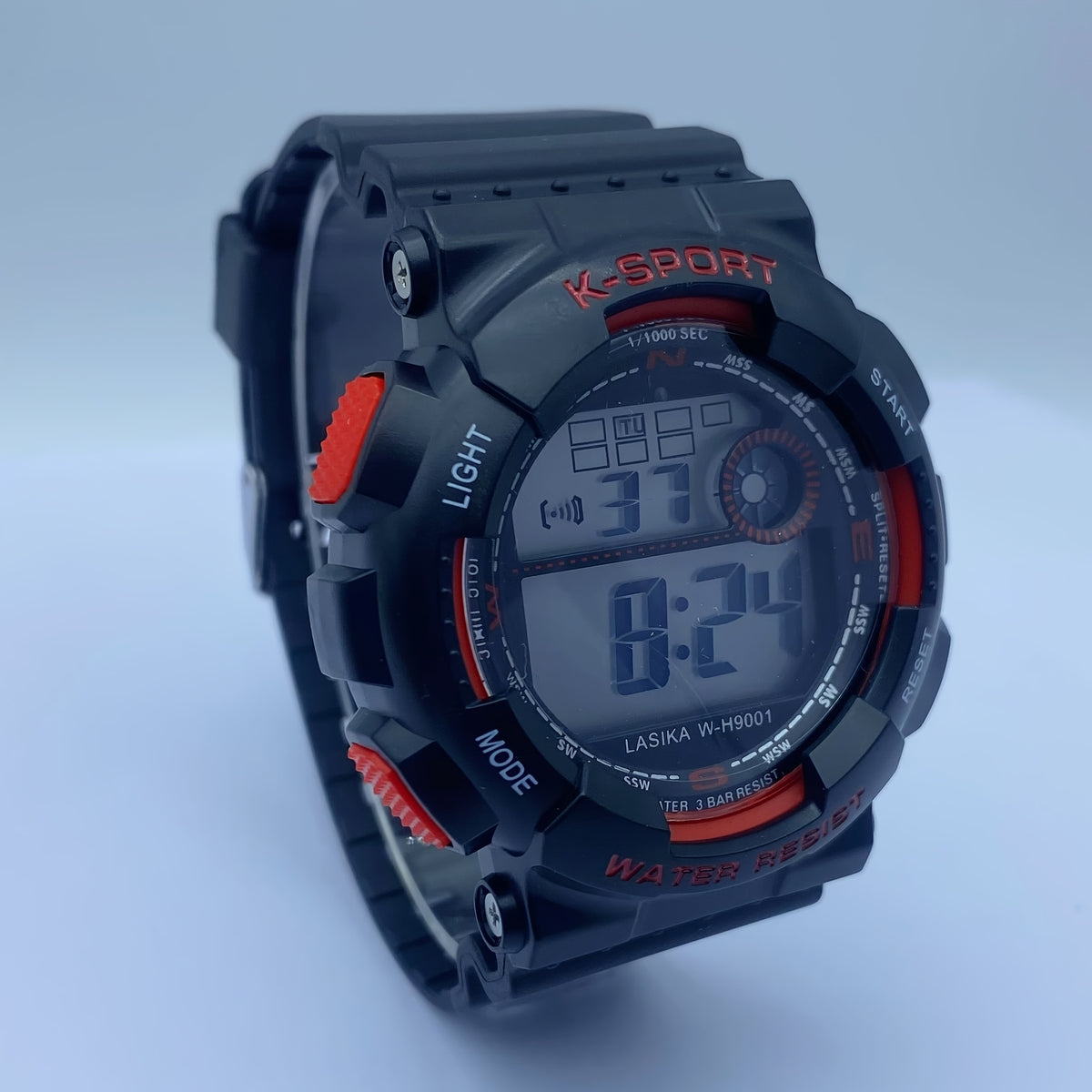 Youth Waterproof Sports Watch Timer Alarm Clock Luminous Dial