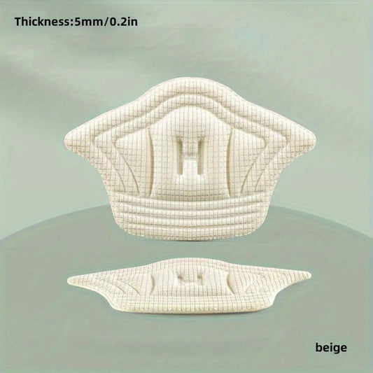 Adjustable Heel Pads for Sport Shoes - Feet Cushion Inserts with Back Sticker