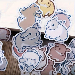 Cartoon Little Rabbit Reward Stickers for Classroom Materials
