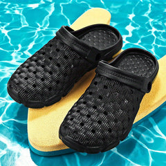 Men's Lightweight Slip On Clogs Non-slip Beach Clogs