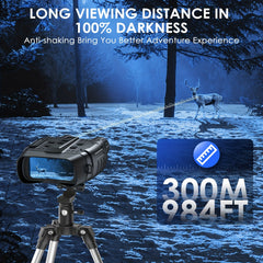 1280P HD Night Vision Binoculars Goggles 984FT 300M