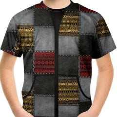 Kids' Graphic Tee Short Sleeve Active T shirt For Summer Outdoor